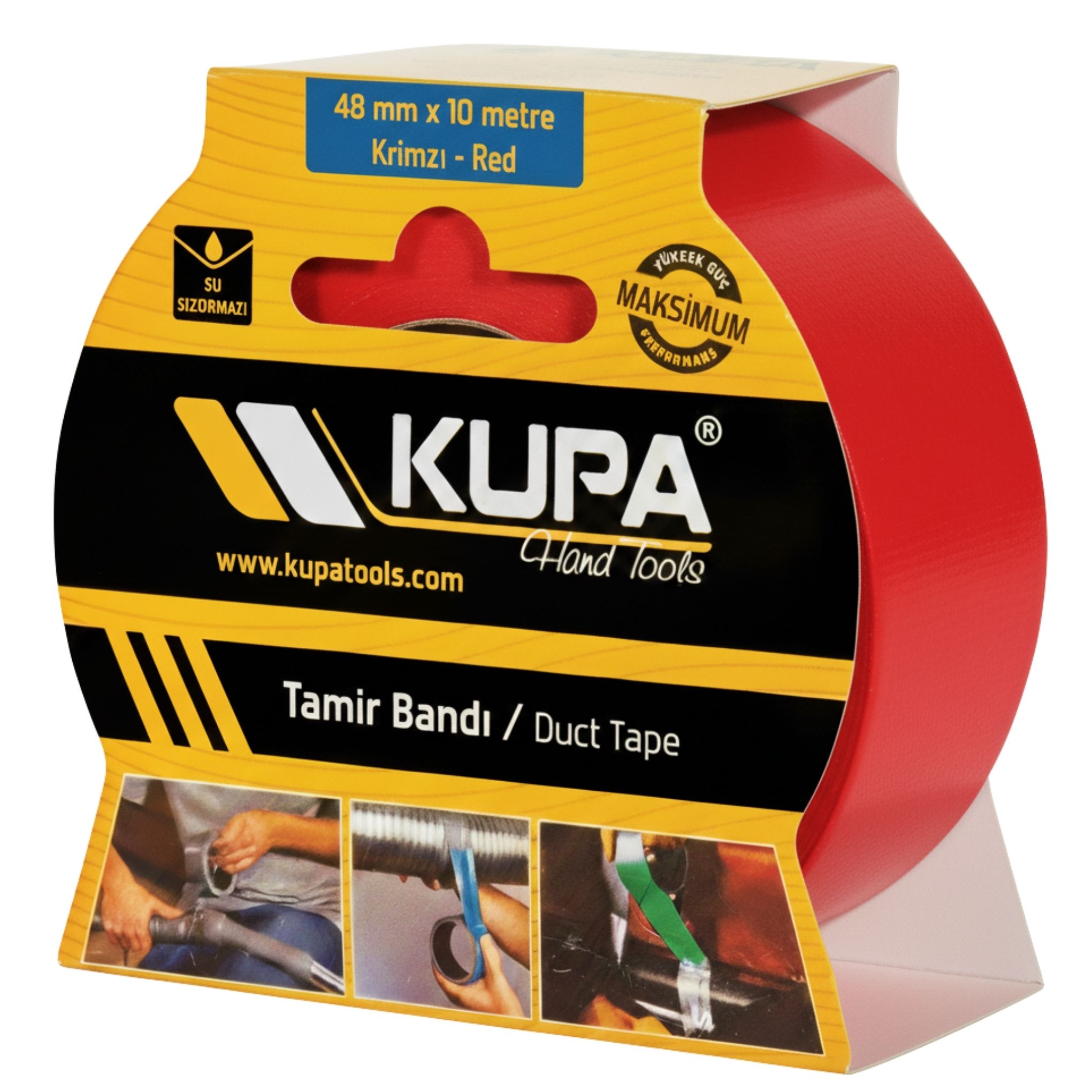 KUPA TAMİR BANDI KIRMIZI 10MT